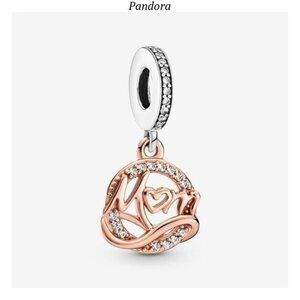 Pandora Two-tone Mom Dangle Charm